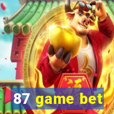 87 game bet